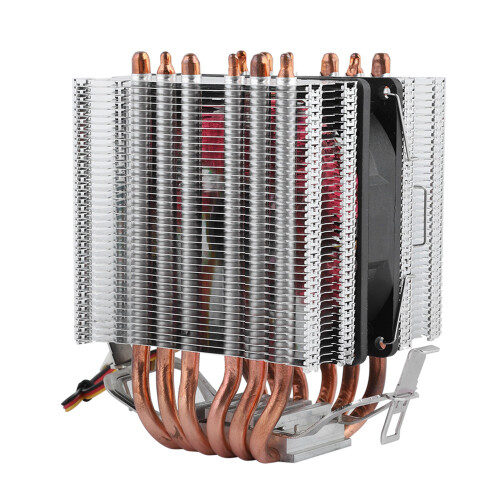 Αποδοτική ψύκτρα CPU με σχεδιασμό σωλήνα θερμότητας σε σχήμα U, υψηλή απόδοση, 2