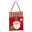 Sacola de presente de Natal com cordão para doces, 12 unidades 2