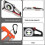 (Black Non-magnetic)Emboadlie Portable Mechanical Inclinometer, Engineering Inclinometer Universal Slope Measuring Ruler 2