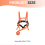 (Orange) Children Ski Training Harness With Adjustable Chest Strap And Anti Fall Tether 5