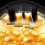 Hula Hoop magnetico con peso e contatore, nero/oro 3