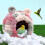 Flannel Bird Bed for Small Pets – Velvet Nesting House 4