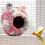 Flannel Bird Bed for Small Pets – Velvet Nesting House 6