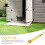 Adjustable Pet Door Strap – Yellow Cloth & Plastic, 1 Pack 3