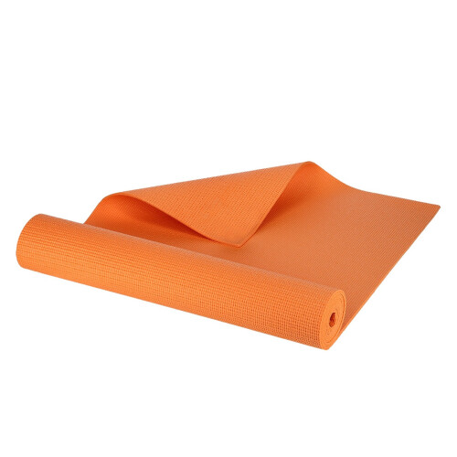 Orange Yoga Mat, Non-Slip, 6mm Thickness 1