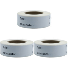 3Rouleaux Pastilles Index Blanche DIY Date Anglaise Écologique