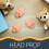 20pcs Light Brown Craft Doll Keychain Accessories for Artists and Creative Projects 3