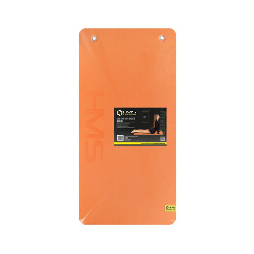 Fitness Mat, Orange-Black, Non-Slip, 6mm Thick 2