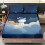 Σετ σεντόνια Goodnight Cat Soft Cozy Queen από πολυεστέρα (1 με 1 εσοχή + 2 μαξιλαροθήκες), 2