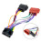 16-benet radioledningsadapter til Alpine bilstereo - direkte ISO-forbindelse, sort ABS-materiale, nem installation 3