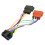 16-benet radioledningsadapter til Alpine bilstereo - direkte ISO-forbindelse, sort ABS-materiale, nem installation 5