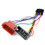 16-benet radioledningsadapter til Alpine bilstereo - direkte ISO-forbindelse, sort ABS-materiale, nem installation 7