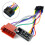16-benet radioledningsadapter til Alpine bilstereo - direkte ISO-forbindelse, sort ABS-materiale, nem installation 8