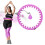 Gewichteter Hula Hoop, Violett, Übergröße, Taillenstütze 2