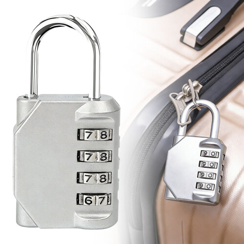 Combination Padlock 4-Digit Lock 1 Piece 2