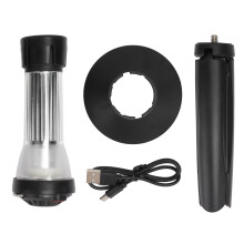 LED-campinglommelykt med magnet, krok og dimming