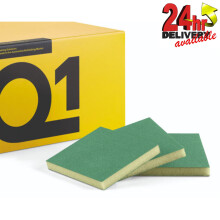 Q1 Double Sided Sanding Sponges Super Fine Green P600 P800 P1000 Box of 50