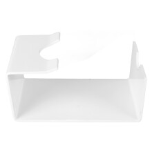 Soporte para portafiltros sin fondo de acero inoxidable de 15 x 9,5 cm.