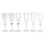 Set van 6 LED-cocktailglazen 1