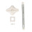 Magnetic Base for Wall Mounting, Sensor Activated Lighting Rechargeable Wireless Lighting, Smd Lamp Core for Table Lamp Use (Compact Portable Size) 1