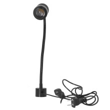 LED munkalámpa, 7 W-os alumínium mágneses talppal, rugalmas
