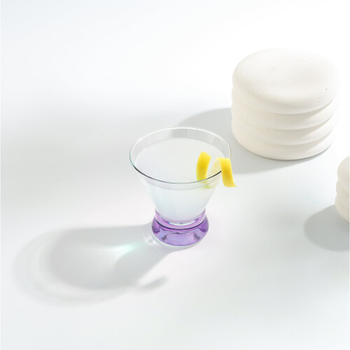 Σετ ποτηριών Martini, ποτήρια κοκτέιλ χωρίς στέλεχος 7,5 ουγγιών με γυαλί χωρίς 2