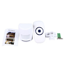 Fall Prevention Motion Sensor Alarm Wireless Caregiver Pager Indoor Room Bed Alarms With Visual Sound Alerts Entry Alert Infrared Detection LED