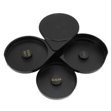 3-laags bar glasrandreiniger – voedselveilig plastic, 3 compartimenten