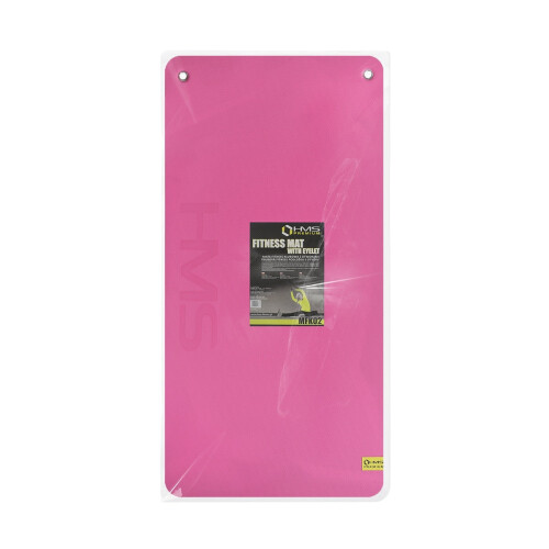 Fitness Mat, Pink-Black, Non-Slip, 6mm Thick 2