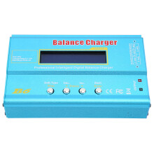LiPo-Akku-Balancier-Lader 80W 1-6S LCD Metall für NiMH, NiCd, LiPo, LiIon, LFP, SLA
