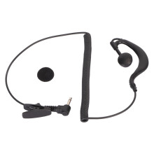 Adjustable Earhook Earpiece Headset Mic With Snug Fit Earbud For Noisy Environments, Versatile Compatibility And Noise Isolation For Law Enforcement