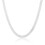 Colar masculino com corrente lateral de prata maciça 925 de 10 mm, joia para presente - 22 polegadas (56 cm) - 6 mm 3