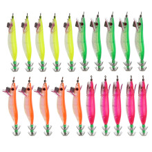 Luminous And Reflective Effect Saltwater Night Fishing Squid Hook Sinking Jig Fishing Lure High Quality Front Swivel Flexible And Strong Trick Hooks