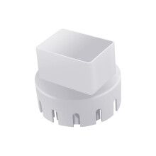 Solution de drainage paysager polyvalente, raccord de tuyau de drainage pour adaptateur universel de descente de gouttière et adaptateur de descente