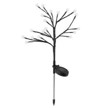 Iluminat ambiental romantic, panouri solare eficiente energetic, lumini solare în formă de licurici cu 20 de becuri LED pentru decorațiuni de