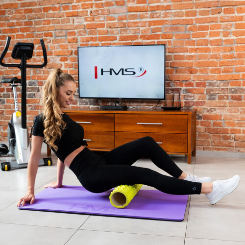 Fitness Mat, Violet-Black, Non-Slip, 6mm Thick 1