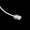 6X RJ11 6P4C σε RJ45 8P4C Αρθρωτό Καλώδιο Προέκτασης Internet για Τηλέφωνο 3 Μέτρα 6