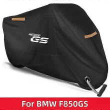(3XL For 221-230cm, Black) Motorcycle Cover Waterproof Outdoor Scooter UV Protector Dust Rain Cover For BMW F850GS ADVENTURE 2018-2022