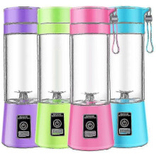 (original) 400ml Portable USB Electric Juicer Blender Smoothie Maker Shaker Bottle Rechargeable Mini Juice Cup for Gym Travel