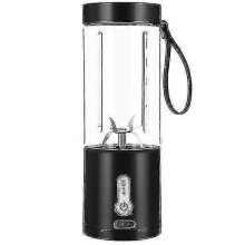 (Green) 400ml Portable USB Electric Juicer Blender Smoothie Maker Shaker Bottle Rechargeable Mini Juice Cup for Gym Travel