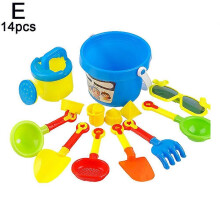 (Set E) Summer Beach Toys Kit for Kids Sand Set Beach Game Toy Buckets Shovels Tools