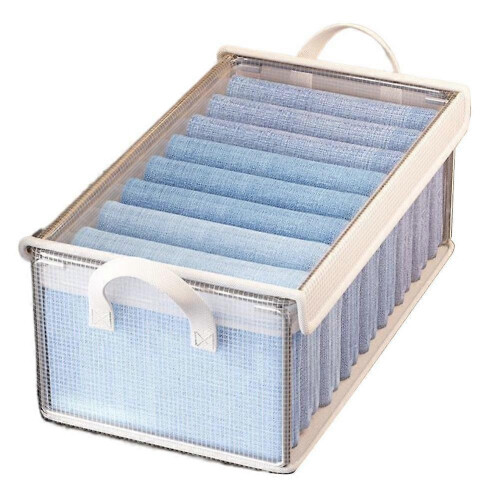 (With cover) Clothes Storage Box, Home Wardrobe Storage Box, Layered Storage Box For Clothes