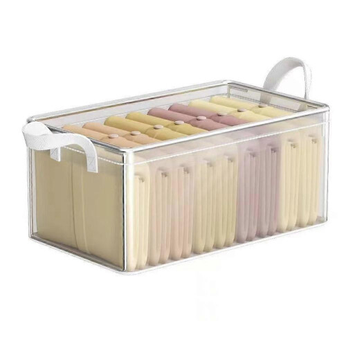(Transparent) Clothes Storage Box, Home Wardrobe Storage Box, Layered Storage Box For Clothes