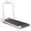 Folding Treadmill 1-10km/h LED Display Pink 15