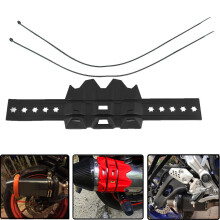 Universal Motorcycle Exhaust Cover Black Anti-Hot Heat Resistant Silica Gel