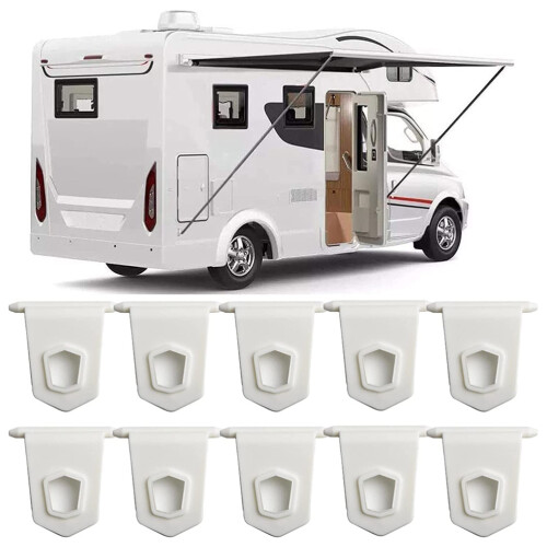 Easy To Use Awning Hangers For Rv Camper Caravan Multi-Function Hanger Sturdy Universal Compatibility Durable Functional And Compact Compact Size 1