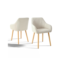 (Beige, Set of 2) Goeurvant Dining Chairs
