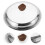 2Stk Robuste Küchen-Universaldeckel Aus & Silber 9