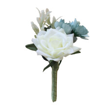 Accente sofisticate pentru petrecerea de nuntă, flori artificiale din mătase realiste pentru aranjamente florale prefabricate, clipsuri ușor de