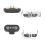 1Pair Magnetic Pogo Pin Connector, 12V 1A, 2.5mm Spring-Loaded, DC Power Socket, 60g Force, Waterproof Brass, Compatible with DIY Electronics 3
